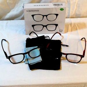 434 ⭐️NWT Norperwis Unsiex 2 Pack +1.50 Reading Glasses⭐️